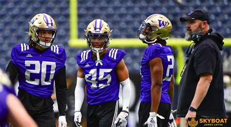 Washington Huskies 2024 Cfp National Championship Saturday Practice