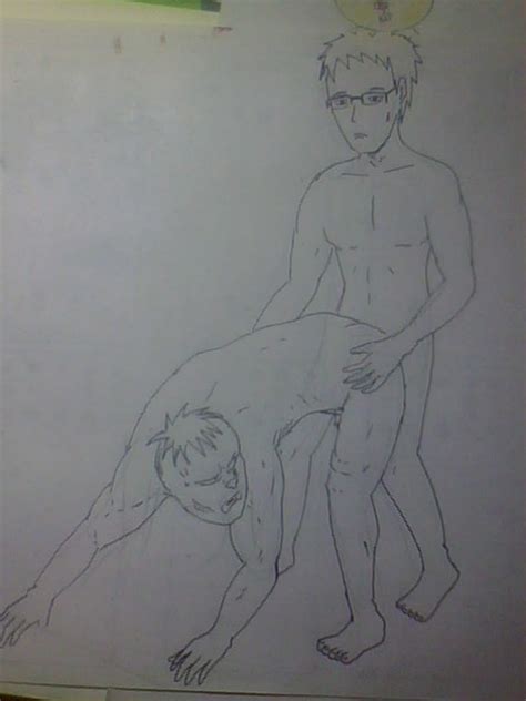 Rule 34 Anal Sex Gay Glasses Human Male Original Character Persimmon Sex 1266025