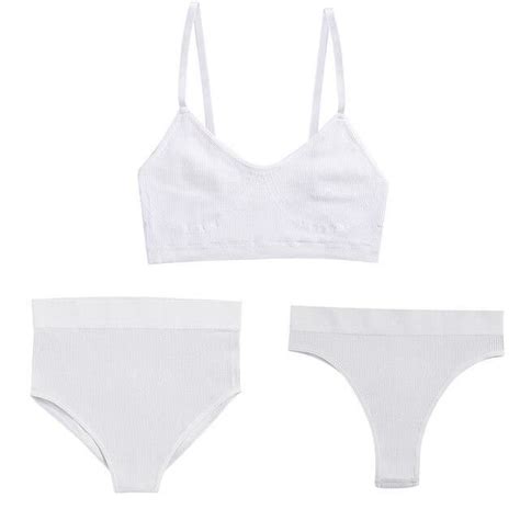 Ensemble Sexy De Sport Pour Femmes Lingerie Push Up String Soutien Gorge Actif Sans Couture