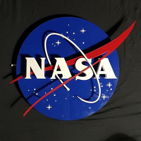 3D NASA Insignia / Logo / Sign / - Lamp by KEKO | Download free STL ...