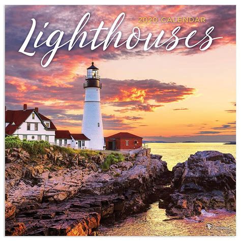 16 Lighthouses Wall Calendar 1