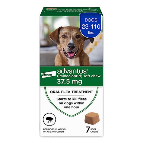 Advantus™ Dog Flea Treatment 23 110 Lbs Dog Flea And Tick Pills