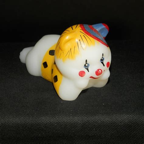 Fenton Clown Figurines Etsy