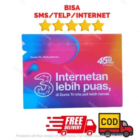 Jual KARTU PERDANA TRI SIAP PAKAI SUDAH REGISTRASI Shopee Indonesia