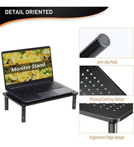 Paquete De Soportes Verticales Para Monitor Soporte Cuotas Sin