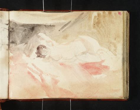 Joseph Mallord William Turner A Reclining Nude With One Arm Reaching