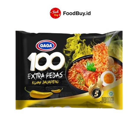 Jual Mie Gaga 100 Extra Pedas Kuah Jalapeno Lvl 5 75 Gr Shopee Indonesia