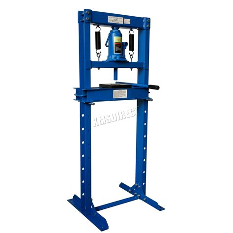 FoxHunter Blue 12 Ton Heavy Duty Hydraulic Workshop Garage Shop Press