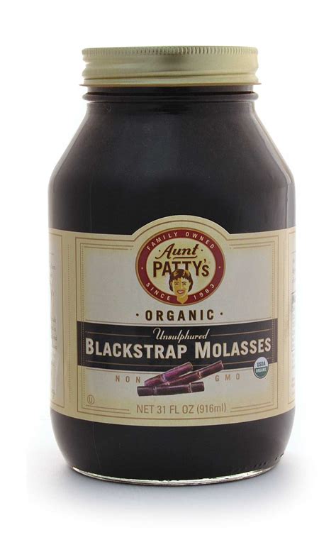 Unsulphured Blackstrap Molasses Aunt Patty S By Glorybee Blackstrap Molasses Molasses