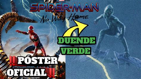 primer VISTAZO al DUENDE VERDE en el PÓSTER OFICIAL Spider man NO WAY