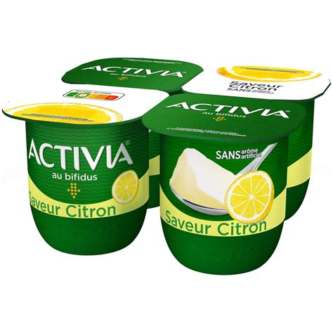 Yaourt Citron Bifidus Activia Les Pots De G Prix Carrefour