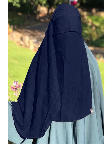 Niqab Umm Hafsa Two Sails Blue Flap Niqabs See Without Being Seen