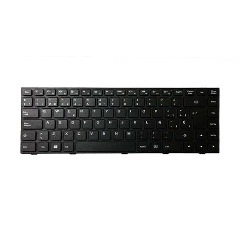 Teclado Para Laptop Lenovo® Ideapad™ 100 14ibd Color Negro Y En Españo