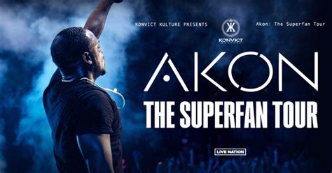 AKON Announces Fall 2023 ‘The Superfan Tour’ - Live Nation Entertainment