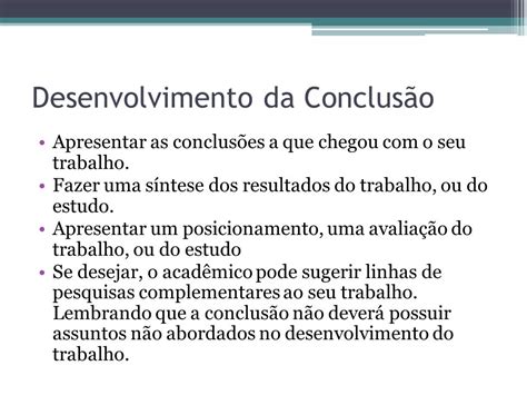 Como Fazer A Conclusão De Um Trabalho - 5