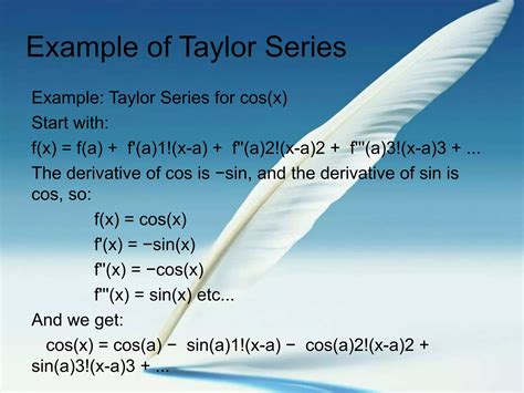 Taylor And Maclaurin Series Ppt