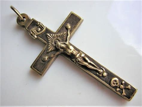 Belle Croix Pectorale Ancienne Cm Avec T Te De Mort Etsy France