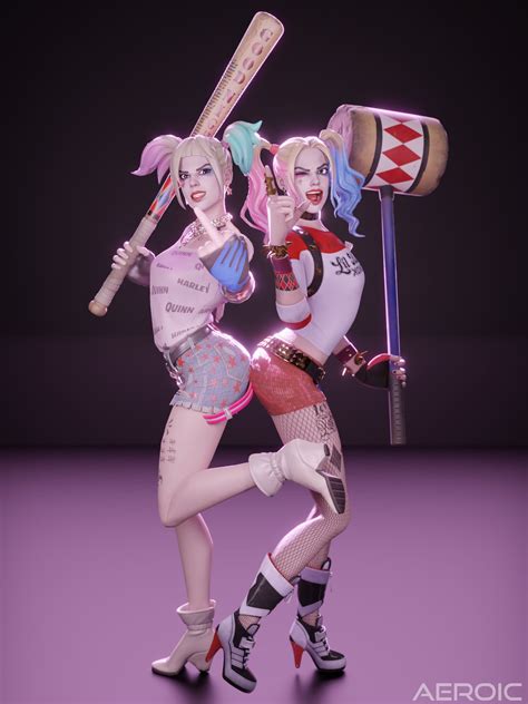 Aeroicpysh On Twitter Harley Quinn Art Fortnite Gotham Girls