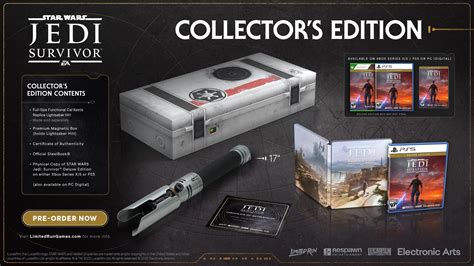 Star Wars Jedi: Survivor Offers Cal's Lightsaber In Collector's Edition