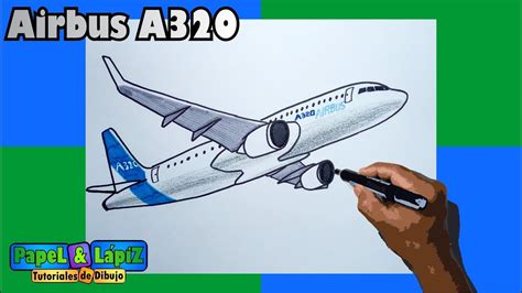 Aprende A Dibujar Un Avi N Airbus A Paso A Paso Youtube