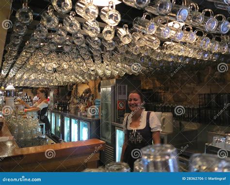 Bavarian Pub Interior with Waitress Editorial Photo - Image of attraction, australia: 28362706