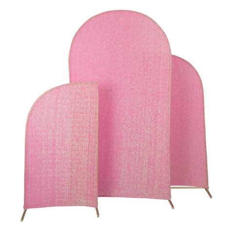 Shimmer Spandex Arch Covers For Chiara Frame Backdrop 3pc Set