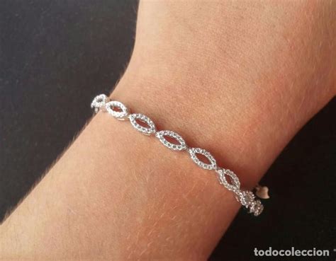 Pulsera De Plata De Ley Y Micropaves De Circoni Comprar Pulseras