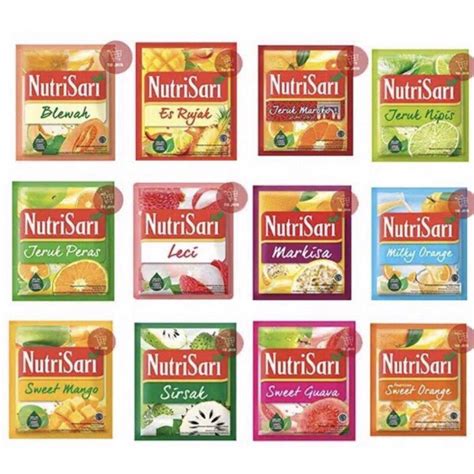 Jual Nutrisari All Variant Renceng Sachet Shopee Indonesia