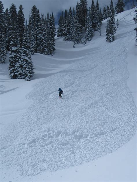 Skier Triggered Avalanche At Bridger Gallatin National Forest