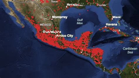 Así Ven Los Satélites De La Nasa Los Incendios En México Código Espagueti