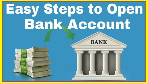 7 Easy Steps To Open New Bank Account Step By Step Explanation Youtube