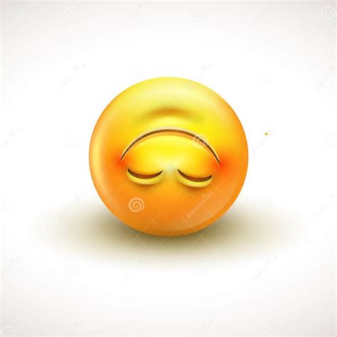 Cute Upside Down Face Emoticon Emoji Vector Illustration Stock