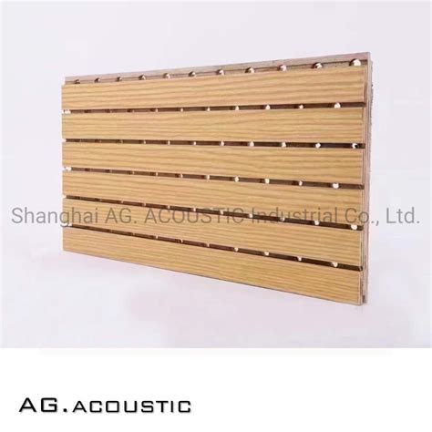 AG Acoustic Sound Absorbing Ceiling Wall Covering Wooden Grooved