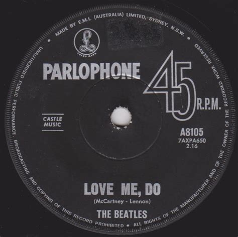 The Beatles – Love Me, Do – Vinyl (7", 45 RPM + 2 more), 1964 [r4487058 ...