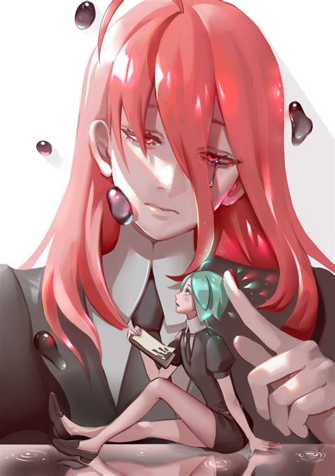 Cinnabar Houseki No Kuni Киноварь Phosphophyllite Фосфофиллит Houseki No Kuni