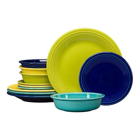 Fiesta Classic Colors 12-piece Dinnerware Set