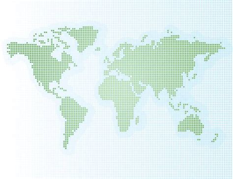 Stylized World Map Stock Vectors Istock