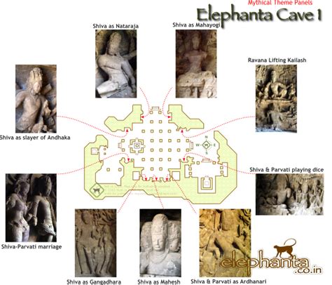 Elephanta Caves Map