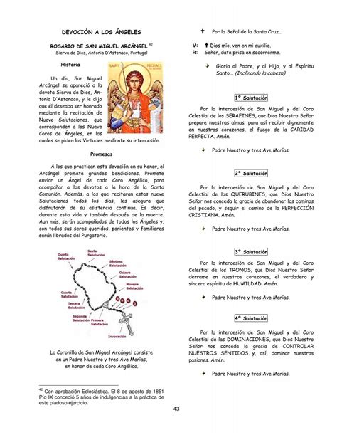 Rosario De San Miguel Arc Ngel Apariciones De Jes S Y Mar A