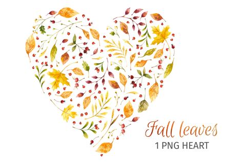 Fall Leaves Heart