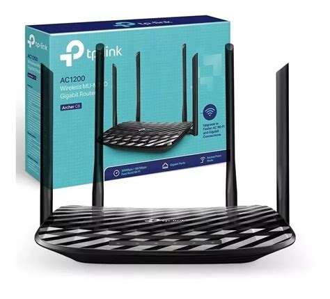 Router Inalámbrico Archer Gigabit Ac1200 Dual Banda Mimo C6