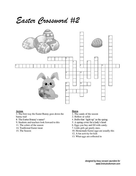 Easter Crosswords Printable