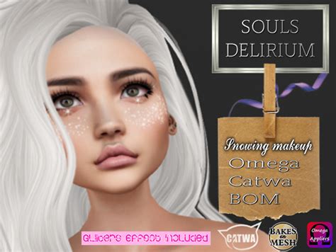 Second Life Marketplace A Souls Delirium Snowing Makeup Catwa Omega