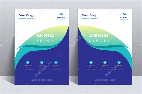 The Modern Annual Report Plantilla De Dise O De Portada De Cat Logo