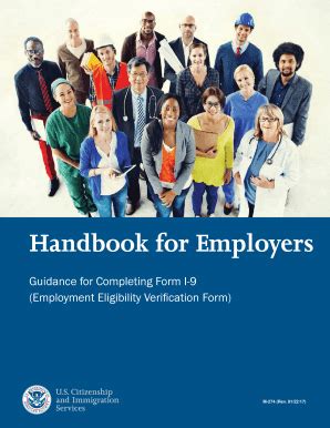 Fillable Online Handbook For Employers Guidance For Completing Form I