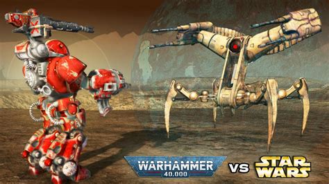 Warhammer K Vs Star Wars Adeptus Mechanicus Vs Cis Battle Droids