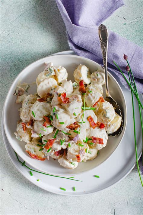 How To Make Warm Bacon Potato Salad Circle B Kitchen