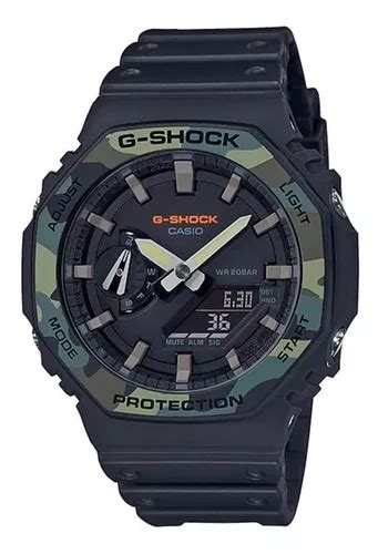 Rel Gio De Pulso Casio G Shock Ga Corpo Preto Anal Gico