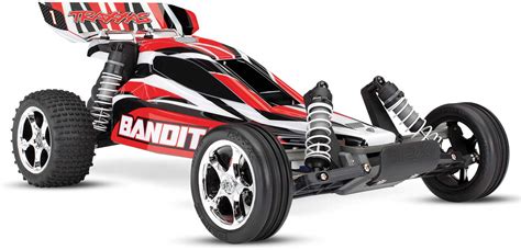 TRAXXAS BANDIT ROT BUGGY RTR OHNE AKKU LADER 1 10 2WD BRUSHED