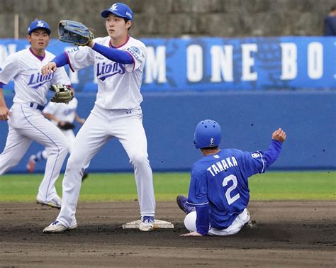 【中日】新人二遊間コンビ「ムラ・タナ」が躍動 2位村松3安打4打点、6位田中1安打＆盗塁 プロ野球写真ニュース 日刊スポーツ